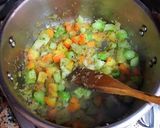 Foto del paso 10 de la receta Garbanzos a los tres currys con brócolis y zanahorias orgánicas