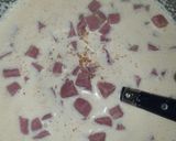 Une image de l'étape 2 de Tourte au jambon et aux 3 fromages.
