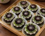 Foto langkah ke 11 dari resep Lapis Beras Pandan Coklat.