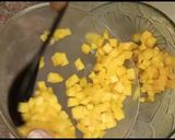 A picture of step 1 of Berry fruit chaat.