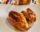 Foto del paso 7 de la receta: Pollo especiado con salsa de yogur y miel