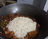 A picture of step 4 of Vegetable Biryani.