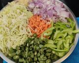 A picture of step 3 of Street style chowmein.
