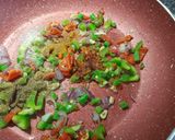 A picture of step 2 of Vegetable Paddu.
