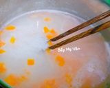 Hình bước làm 2 của món Cháo tim heo hạt sen