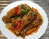 Foto langkah ke 7 dari resep Ayam Saus Asam-Manisnya Kehidupan.