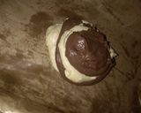 A picture of step 8 of Rectangular zebra cake#4 wks challenge.