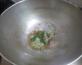 A picture of step 2 of Gujarati Dal.