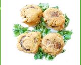 A picture of step 2 of Mushroom pakora.