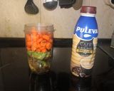 Foto del paso 5 de la receta Crema de aguacate, zanahoria, miel y café con leche