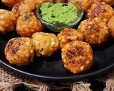 A picture of step 4 of Sabudana Vada.