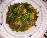 A picture of step 11 of Alu Palak.
