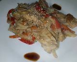 Foto del paso 16 de la receta: Chow mein de pollo (fideos fritos chinos)