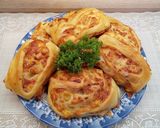 Búbos pizza recept fázis 10 fotója