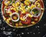 A picture of step 7 of Corn Pizza.