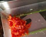 A picture of step 1 of Veg Cabbage tomato.