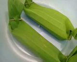 Foto langkah ke 3 dari resep Lepet Jagung Gluten Free.