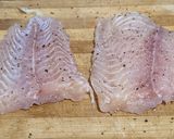 A picture of step 1 of Grilled fish with lemon coriander butter.