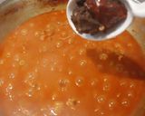 A picture of step 5 of Achaari Keema Matar (mutton).