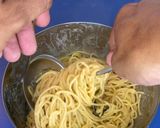 Foto del paso 6 de la receta: Pasta carbonara saludable con calabacín