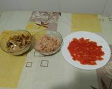Foto del paso 1 de la receta: Elicoidali con atún y champiñones