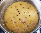 A picture of step 5 of Foxtail millet ven pongal with coconut chutney.