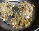 A picture of step 2 of Dates laddu.