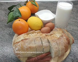 Foto del paso 1 de la receta: Torrijas con Salsa de Naranja y Chocolate
