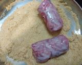 A picture of step 2 of Paneer beetroot chops.