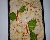A picture of step 3 of Focaccia bread recipe.