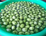 Hình bước làm 1 của món Mứt cóc vị ô mai cay