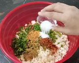 A picture of step 4 of Bread Seekh Kebab.