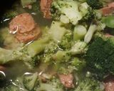 A picture of step 1 of Broccoli and Rice.