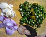 Foto langkah ke 1 dari resep Tumis teri tempe cabe ijo.