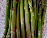 A picture of step 1 of My Italian style Asparagus. 😚.