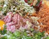 Pas rețetă Pachetele de primăvară cu carne și legume 1 fotografie