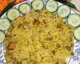 A picture of step 10 of Chicken Chunks Green Peas Rice or Tahiri 😋.