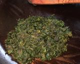 A picture of step 3 of Spinach Mushroom Omelette.