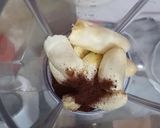 A picture of step 1 of Banana Coffee Smoothie.