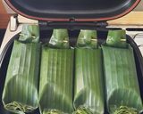 Foto langkah ke 6 dari resep Nasi Bakar Jamur Teri Kemangi.