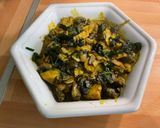 A picture of step 16 of Cod with Mushrooms, Cilantro, and Turmeric.