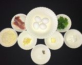 Foto del paso 1 de la receta: Omelette con Tocino Crujiente, Vegetales y Queso Mozzarella