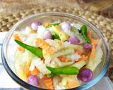 Foto langkah ke 4 dari resep Acar Mentah Timun, Wortel dan Nanas.