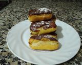 Foto langkah ke 9 dari resep ÉCLAIR/ EKLER (Kue Soes Topping Cokelat).