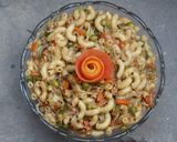 A picture of step 5 of Chicken macroni.