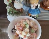 A picture of step 4 of Ambrosia Salad.