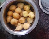 A picture of step 1 of Dahi vada.