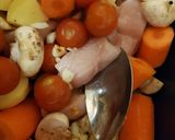 A picture of step 3 of My Peppery All Roast Chicken & Veg Bake. 😀.