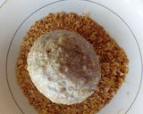 A picture of step 8 of Yam-eggroll.