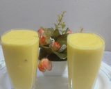 A picture of step 3 of Mango 🥭milk shake/refreshing cooled shake 😋.